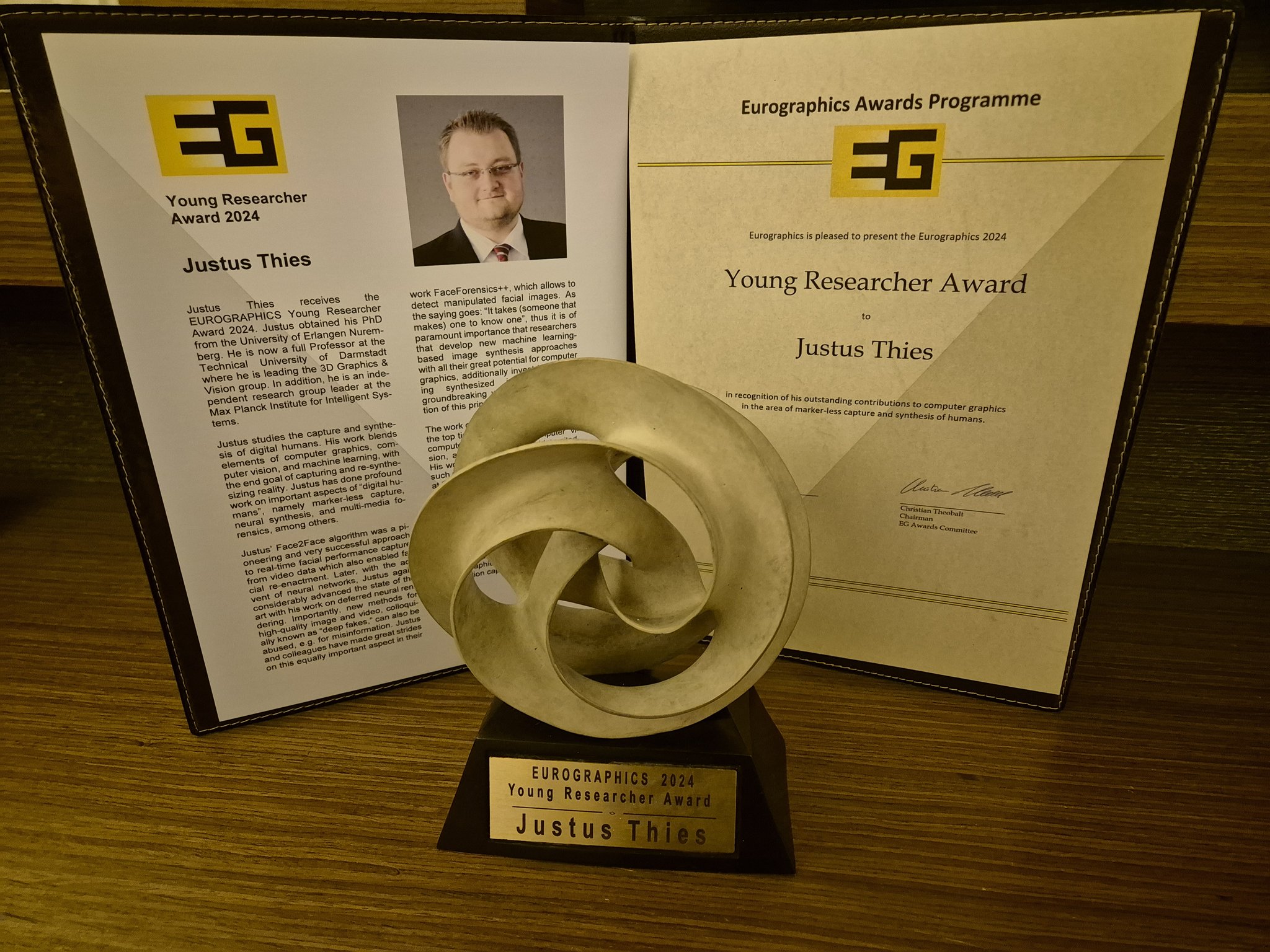 EG Young Researcher Award 2024